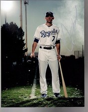 David Lough Signed Autograph 11X14 Kansas City Royals MLB  LOM COA (PH4649)