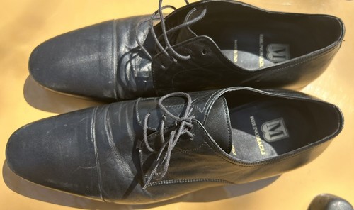 Bruno Magli Mens Shoes 10 M Captoe Made In Italy Vintage Vintage - Picture 4 of 15