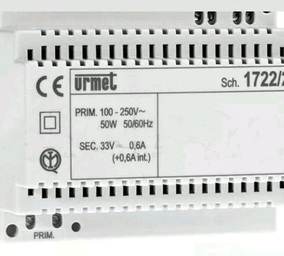 ALIMENTATORE URMET 1722/21 per videocitofono sostituisce anche urmet 1722/20
