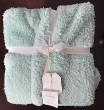 NWT Pottery Barn Teen Cozy Sherpa Seafoam Green Hooded Robe Size XS/Small