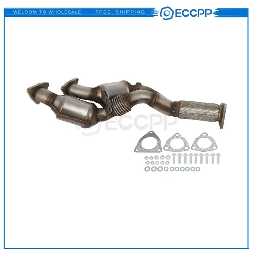Front Catalytic Converter And Line Assembly - Compatible With 2004 - 2006 Volkswagen Touareg 3 2l V6 2005 Front Catalytic Converter And Line Assembly - Compatible With 2004 - 2006 Volkswagen Touareg 3 2l V6 2005
