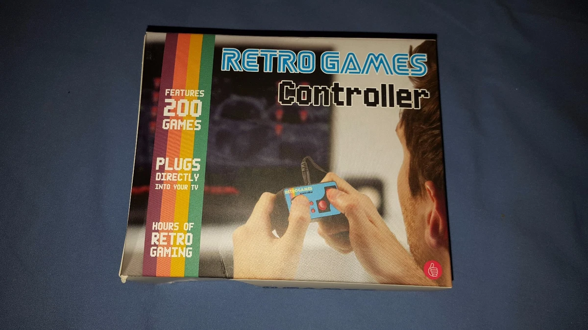 Thumbs Up Retro Games Controller 200 games fun play tv console toy
