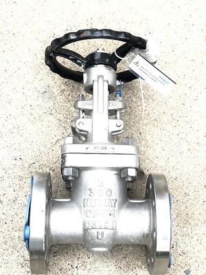 Qty:1 New, NEWAY Brand 2  300# CF8M-Stainless Steel F316 Gate Valve!