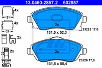 ATE Bremsscheiben Ø240Mm + BremsbelÄGe Vorne & Hinten FÜR Opel Tigra Twintop