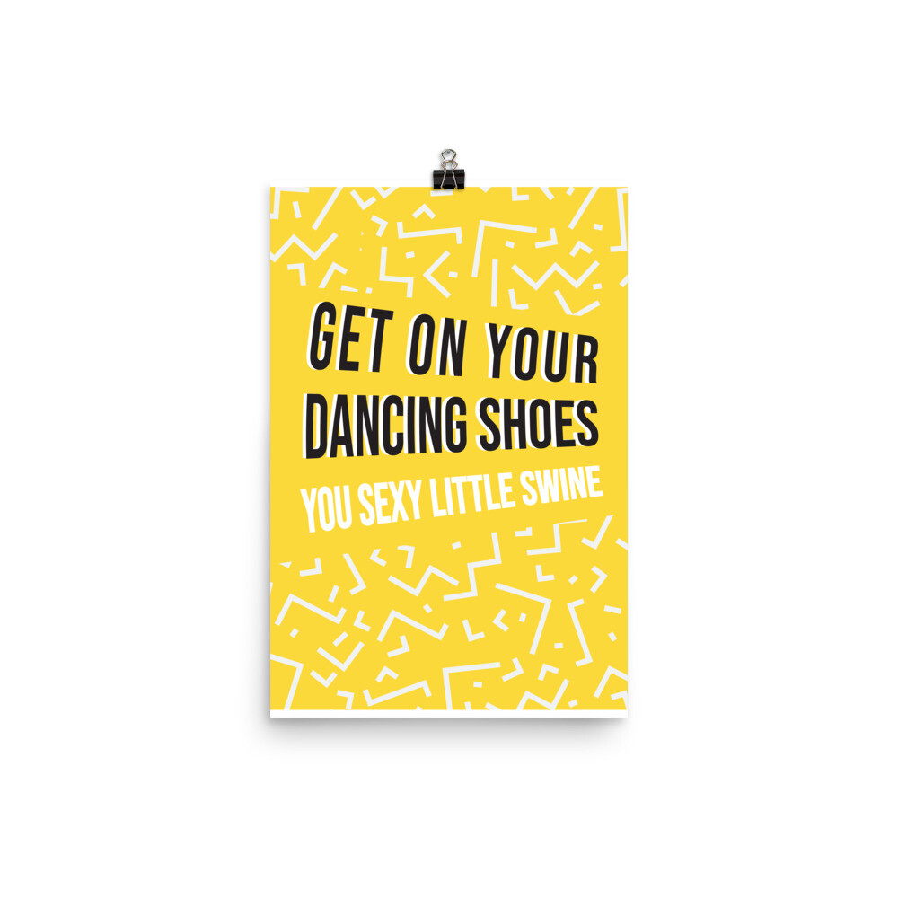 Arctic Monkeys I Dancing Shoes I Alex Turner I Wall Art I Lyrics I