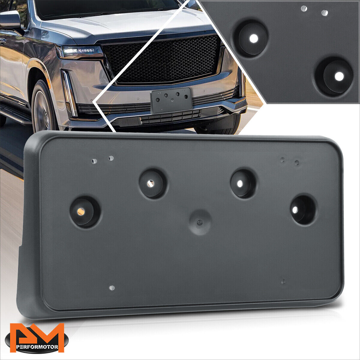 For 21-24 Cadillac Escalade ESV Front License Plate Tag Mounting Bracket Holder