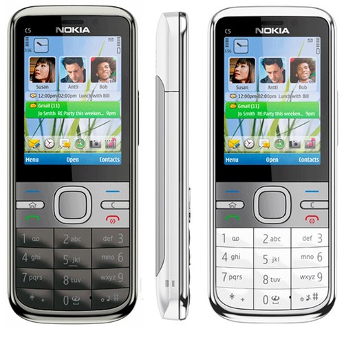 Odblokowany oryginalny Nokia C5-00 C5 MP3 arabski hebrajski tajski klawiatura 3G telefon komórkowy - Zdjęcie 1 z 21