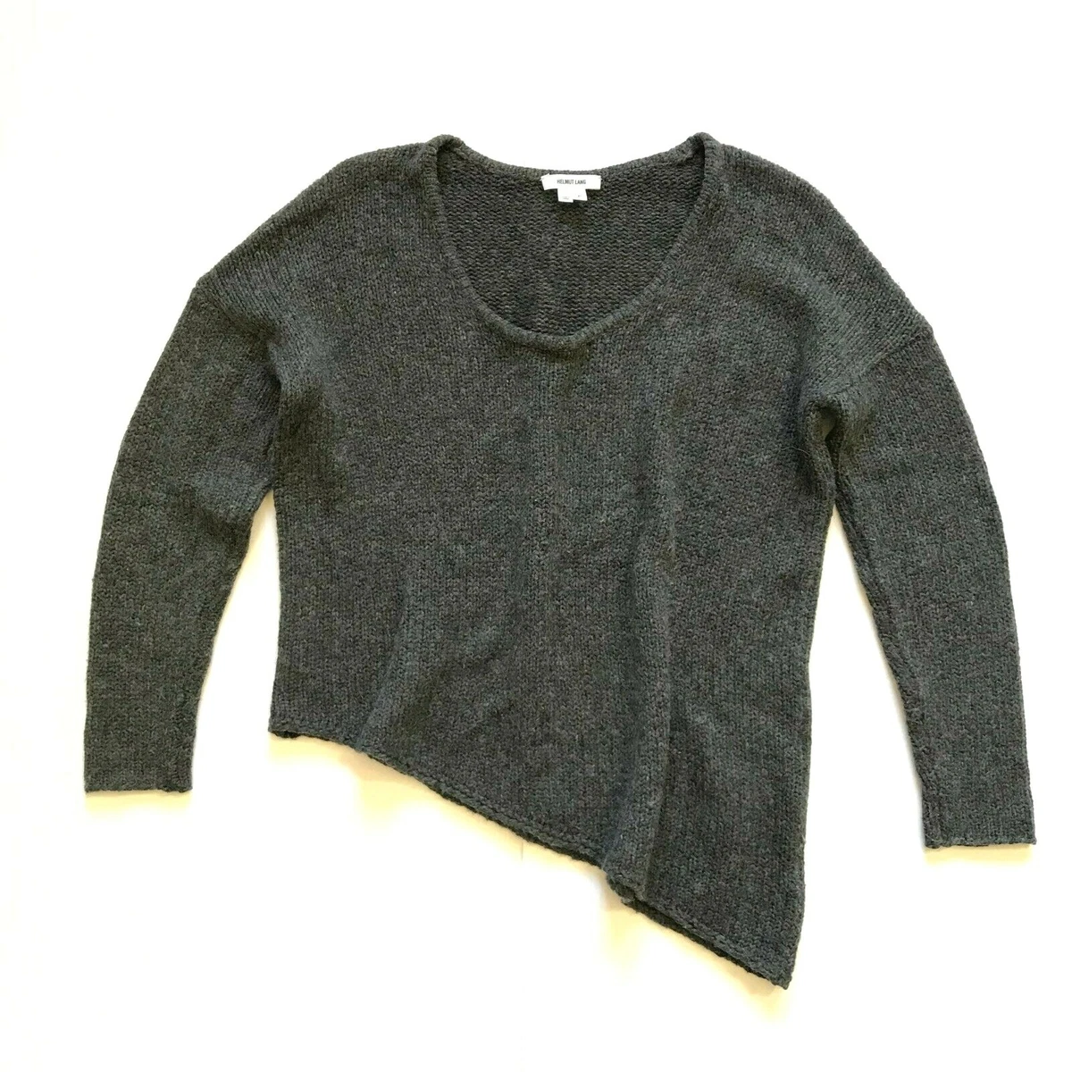 Helmut lang asymmetrical clearance sweater