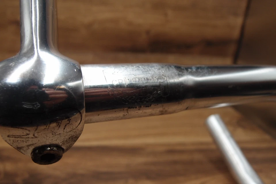 Barra de caída manillar 3 TTT Criterium hecho en Italia + vástago de pluma 3 TTT 22,2 mm carretera Foto 3 de 4