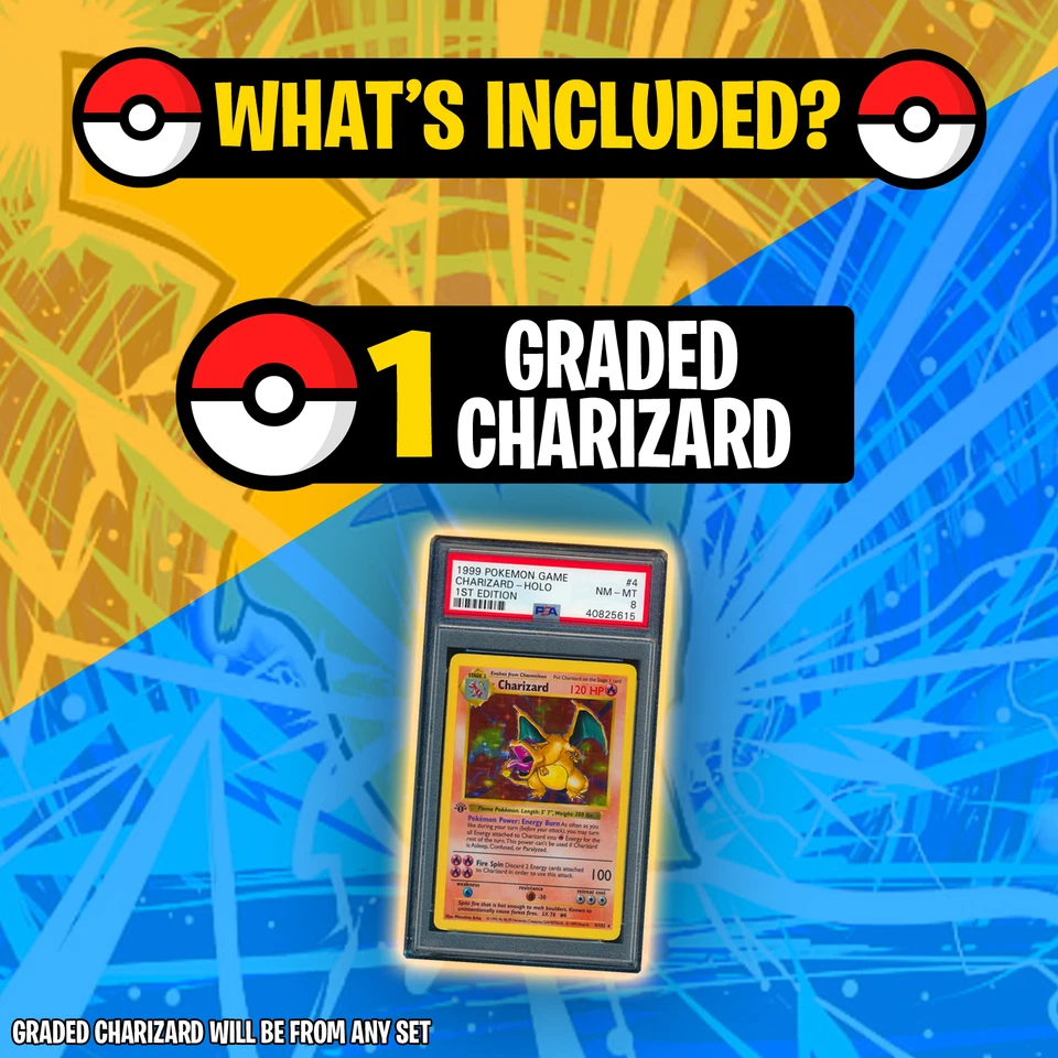 💥MEGA GRADED 10 CHARIZARD POKEMON CARD MYSTERY💥 ULTRA RARE + FAST SHIPPING! - Image 2 of 4