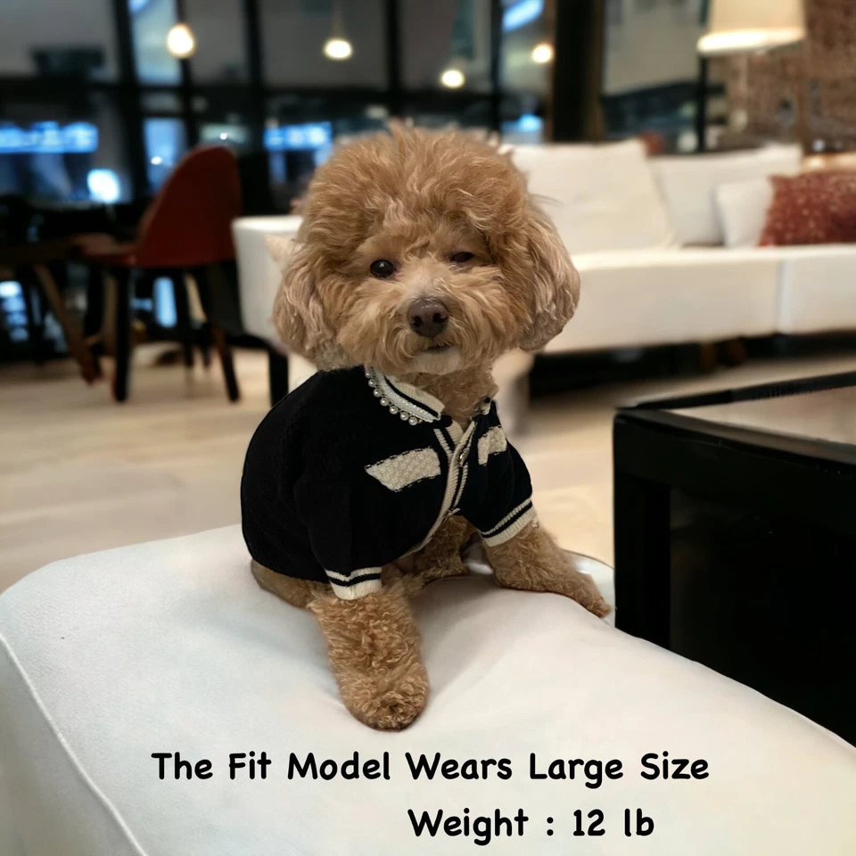Pet Sweater / Pet Chewnel Sweater / Pet clothes / Pet Top / Supawmarket - Image 2 of 4