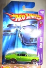 2006 Hot Wheels Kmart #98 Red Line 3/5 1968 NOVA Green w/Red Line Chrome 5 Spoke