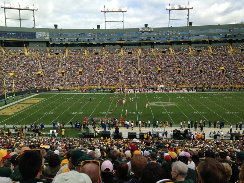 GREEN BAY PACKERS VS ATLANTA FALCONS- HOME OPENER - SEPT 24th - SEC 118