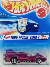 1995 Hot Wheels New Models Power Rocket Mtlflk Purple 5SPs 1:64 Scale