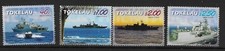 TOKELAU ISLANDS SG369/72 2005 HMNZS TE KAHA FRIGATE MNH