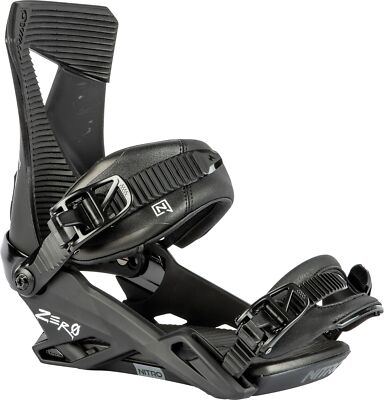 Nitro Zero Men's Snowboard Bindings, Ultra Black, Medium MY24 | eBay