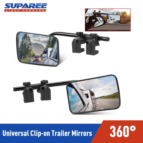 Towing Mirrors Universal Clip-on Mirror Extenders for Towing Cars Trailer Truck