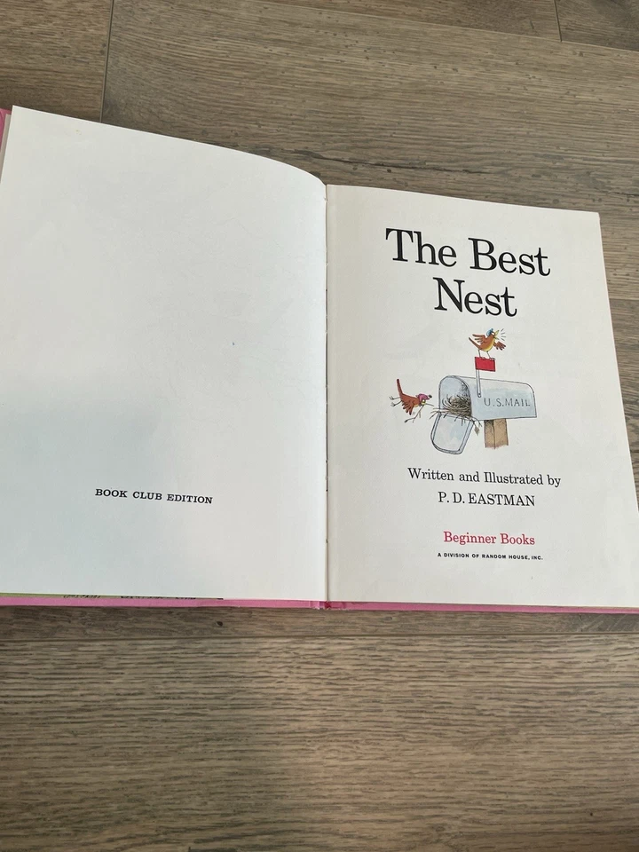 1968 The Best Nest By P.D. Eastman I can Read Book Club Edition - Image 4 of 4