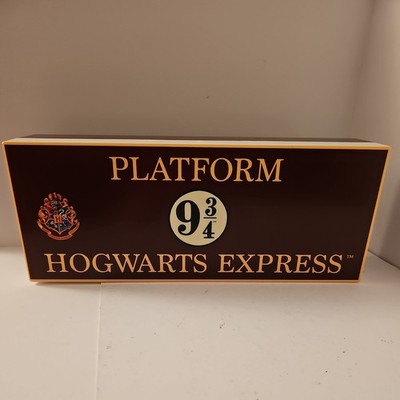 HARRY POTTER PLATFORM 9 3/4 HOGWARTS EXPRESS NACHTTISCHLAMPE / LICHT - MONTIERBAR