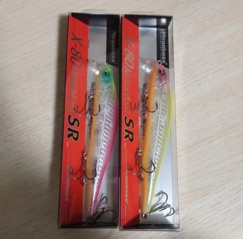 Fishing Lure Megabass X-80 Magnum SR new unopened set of 2