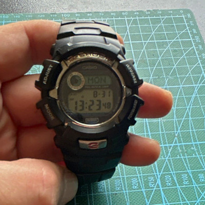 Casio G-Shock solar  powered (buttery needs to change I believe) light works