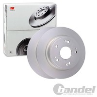 2X NK Bremsscheiben 282Mm Voll Hinten Passend FÜR Honda HR-V | 312681