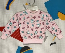 Vintage 90s 101 Dalmatians Disney Sweatshirt 2T AOP Baby Crewneck Pullover Rare