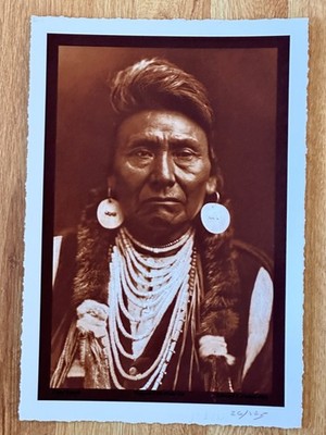 Edward S. Curtis chief. Joseph plate 256 Photograph Print #26/125  J TODD BLACK