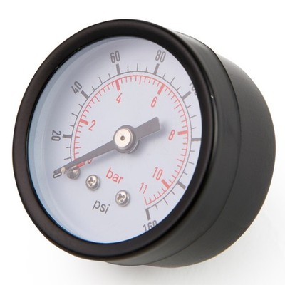 XtremepowerUS Water Pressure Gauge Rear Thread 1-1/2'' Dial 1/8'' NPT Fitting