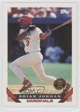 1993 Topps Inaugural Colorado Rockies Brian Jordan #754 fm0