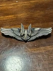 WW2 US Military Sterling Silver Aerial Gunner Wings 2”
