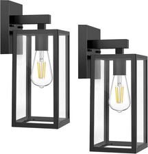 2-Pack Outdoor Wall Lights, Porch Lights, Waterproof Outdoor Wall ...