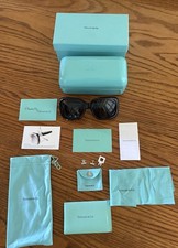 Tiffany Sunglasses 4034-B NIB With Interchangeable Charms