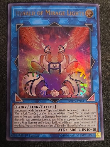 Herald of Mirage Lights Ultra Rare Duel Overload DUOV-EN011 1st Ed VLP