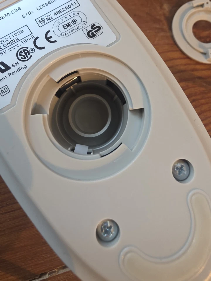 Maus, AT&T Computermaus, Logitech M-S34, PS/2, für Retro-PC, VINTAGE - Bild 3 von 4