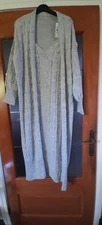  Maxi Cardigan & Dress Set One Size
