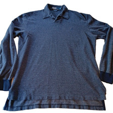 Polo Pima Cotton Gray Sweater Medium