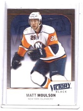 Matt Moulson 2009-10 Upper Deck Victory Black Parallel Card #280