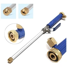 Extendable Hydro Jet High Pressure Washer Wand with Brass Nozzle and Foam Cannon