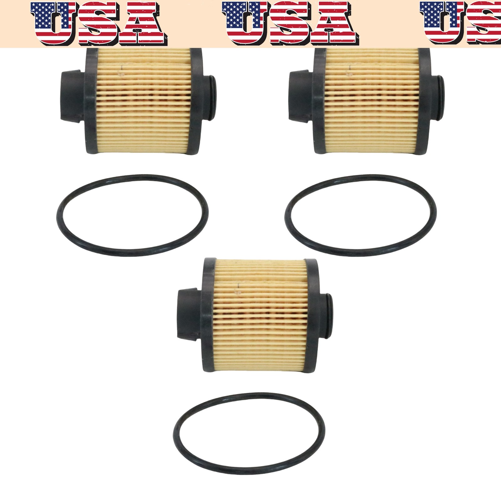 3X Oil Filter Fits Lamborghini Gallardo 2004-2008 07L115561C USA