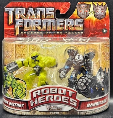 Transformers Robot Heroes Revenge of the Fallen Autobot Ratchet vs. Barricade