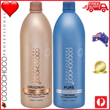     COCOCHOCO Pro ORIGINAL  PURE Brazil Keratin Straight Hair Treatment 2x1000ml