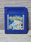 Pokemon Blue Nintendo GameBoy Authentic First Print Game Cartridge Tested Works