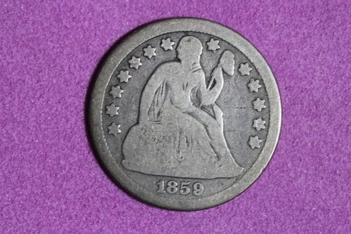 ESTATE FIND 1859 Seated Liberty Dime #K59858