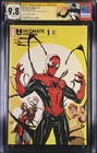 Ultimate Endgame #1 SPIDER-MAN VARIANT CGC SS 9.8 signed Terry & Rachel Dodson