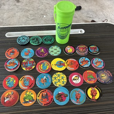 Lot of 3 POGs Slammers And 27 Different Pogs With Duplicates