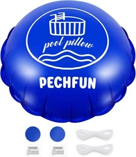 Pool Pillow 4x4 ft for Above Ground Pools Winterizing Inflatable with 2 Ropes