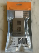 Legrand Adorne AC2PFM1 1-Gang 2-Port Keystone...