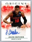 2021 Panini Chronicles Draft Picks Jalen Crutcher Auto Origins Green #OR-JCR