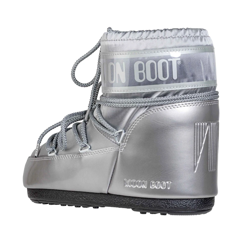 MOON BOOT ICON LOW GLANCE SILVER - Immagine 3 di 4
